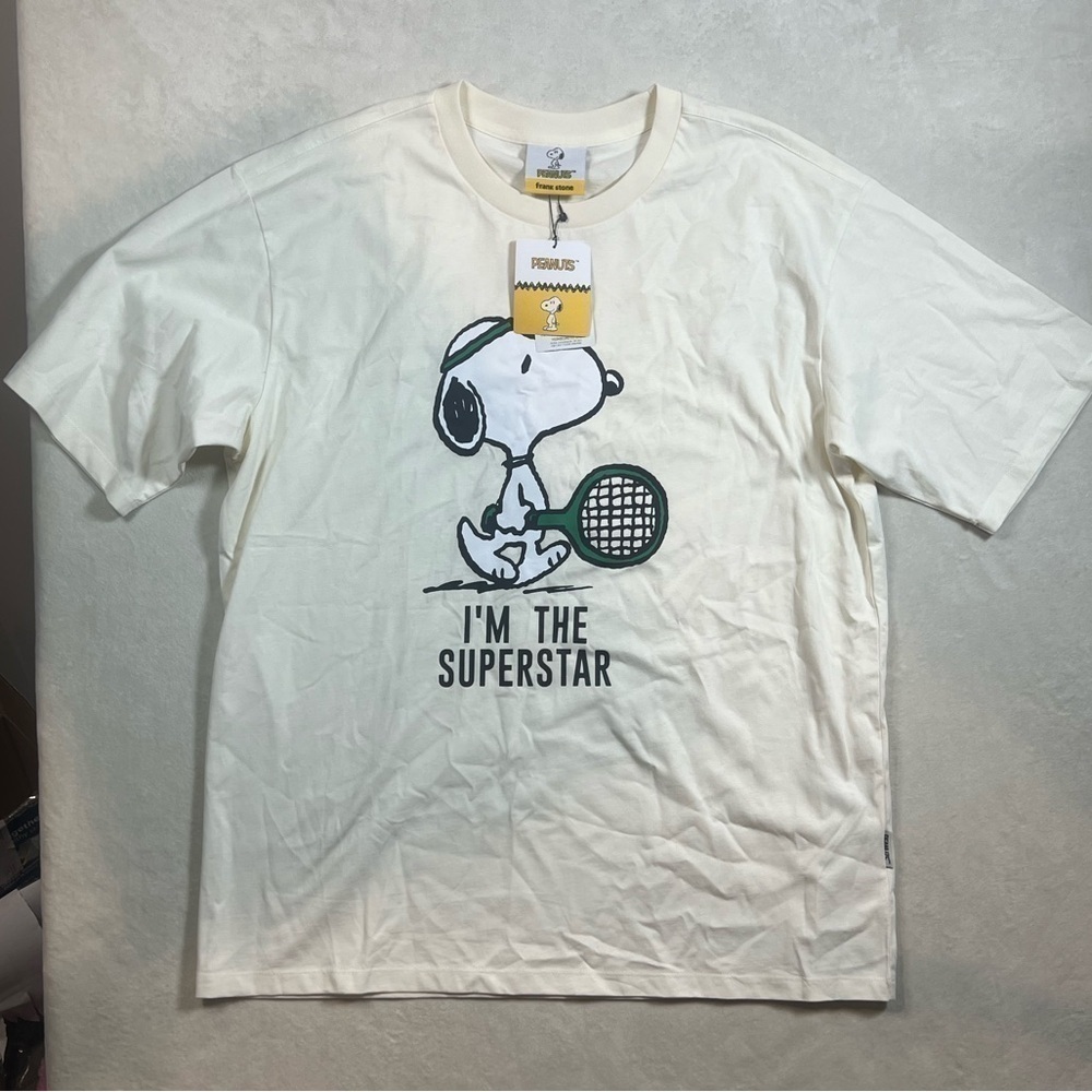 NWT XXL Frank Stone x Peanuts Snoopy Size 100 I’m The SuperStar Rare New Shirt